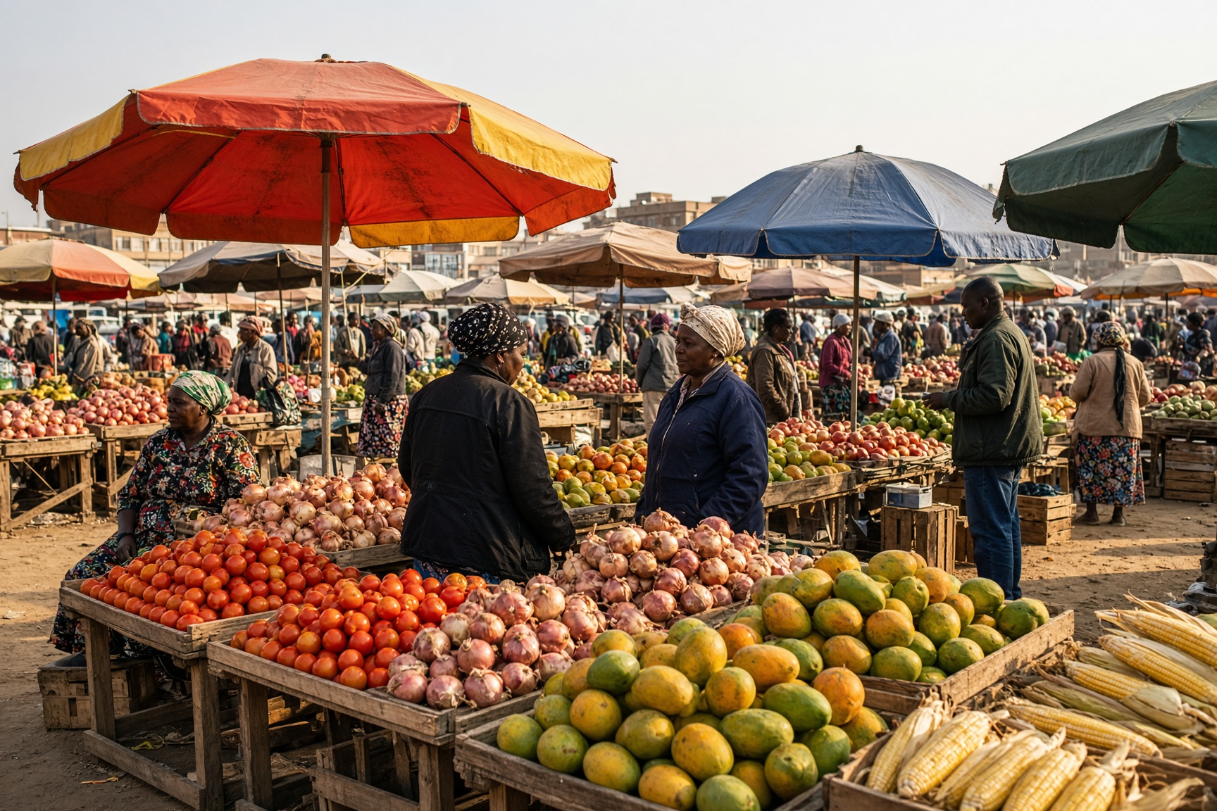 Produce market in Windhoek